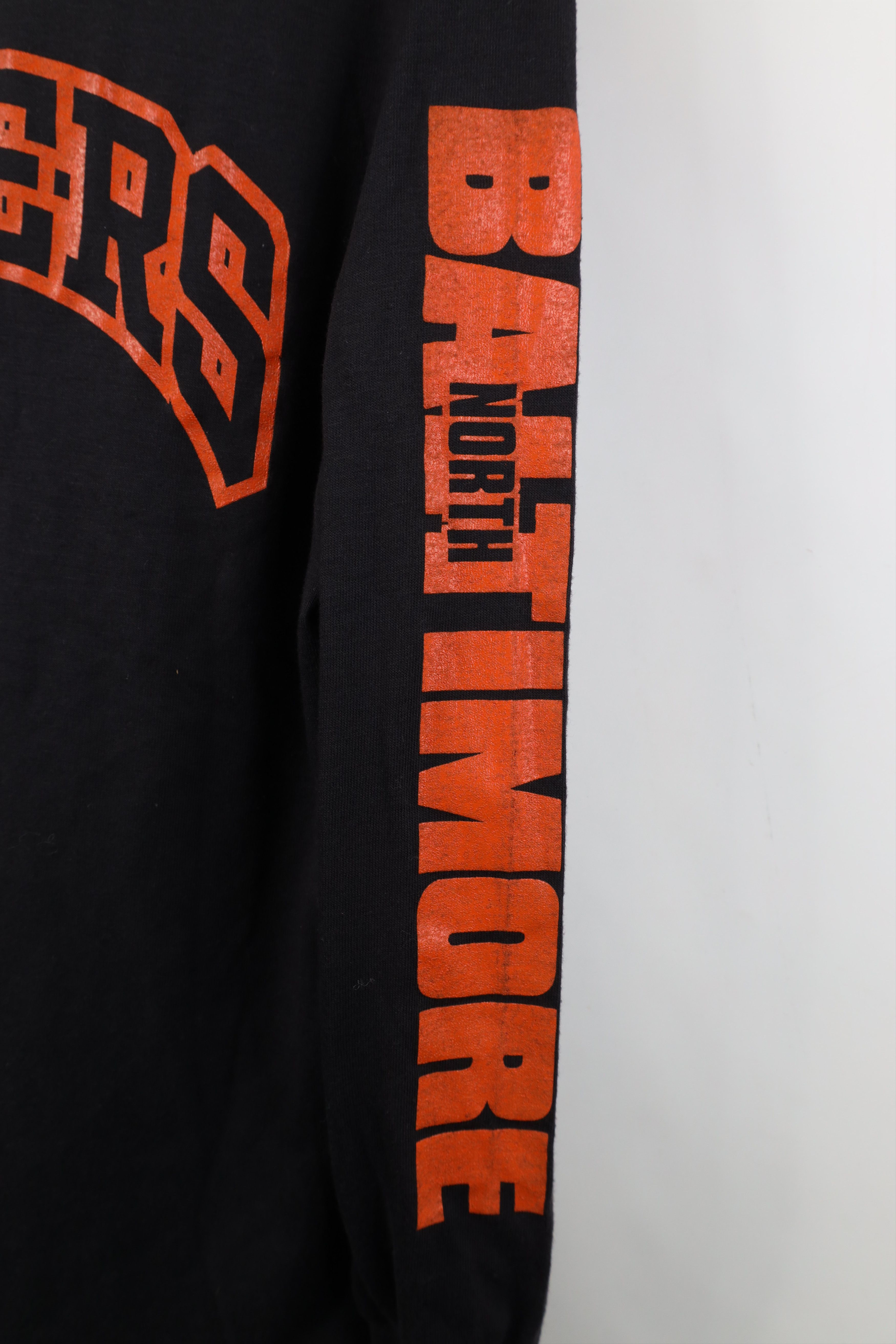 Vintage Vintage 70s 80s Baltimore Tigers Hoodie T-Shirt Black USA Size US L / EU 52-54 / 3 - 4 Thumbnail