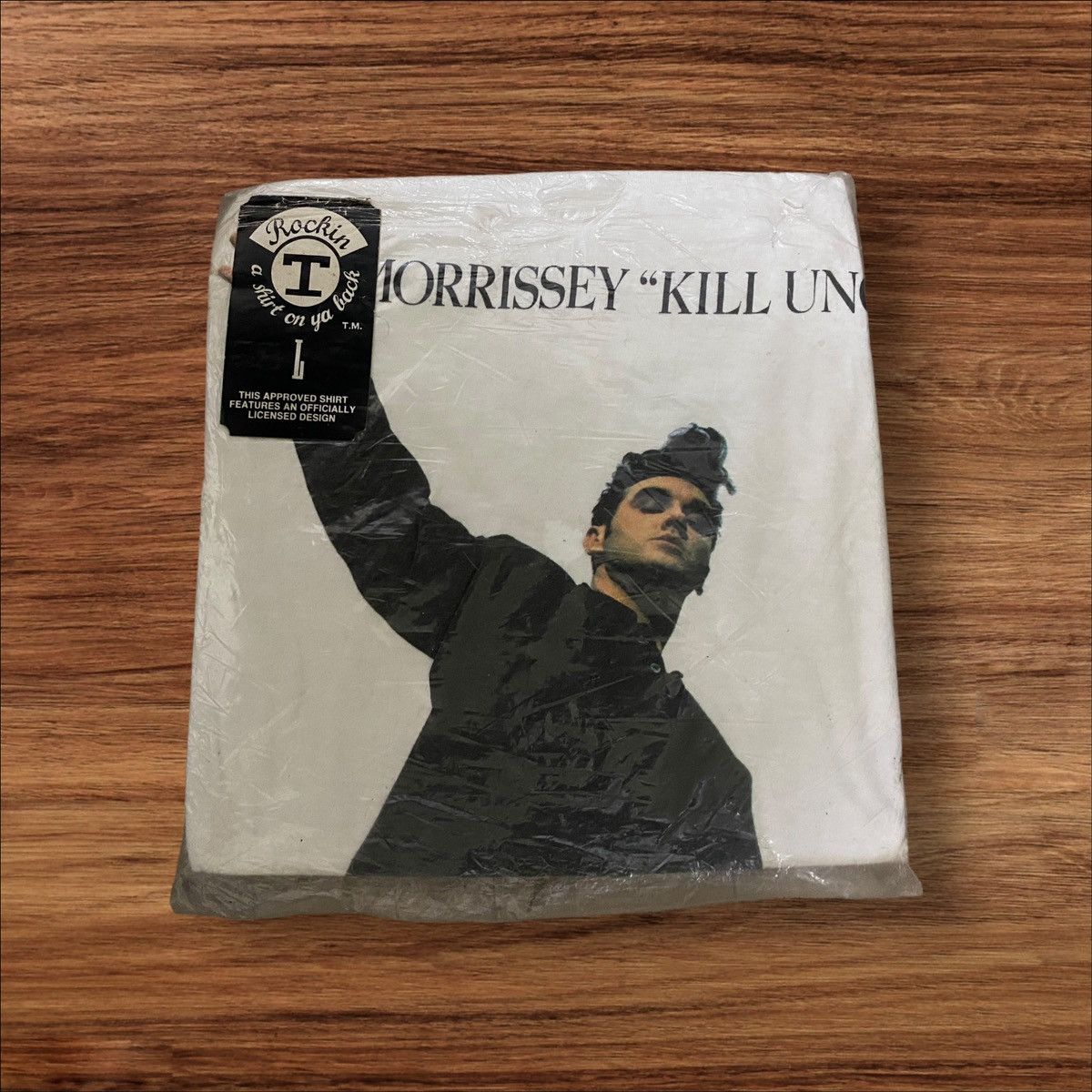 Band Tees × Morrissey × Vintage Vintage Morrissey Album "Kill Uncle" Deadstock T-shirt 1990s Size US L / EU 52-54 / 3 - 1 Thumbnail