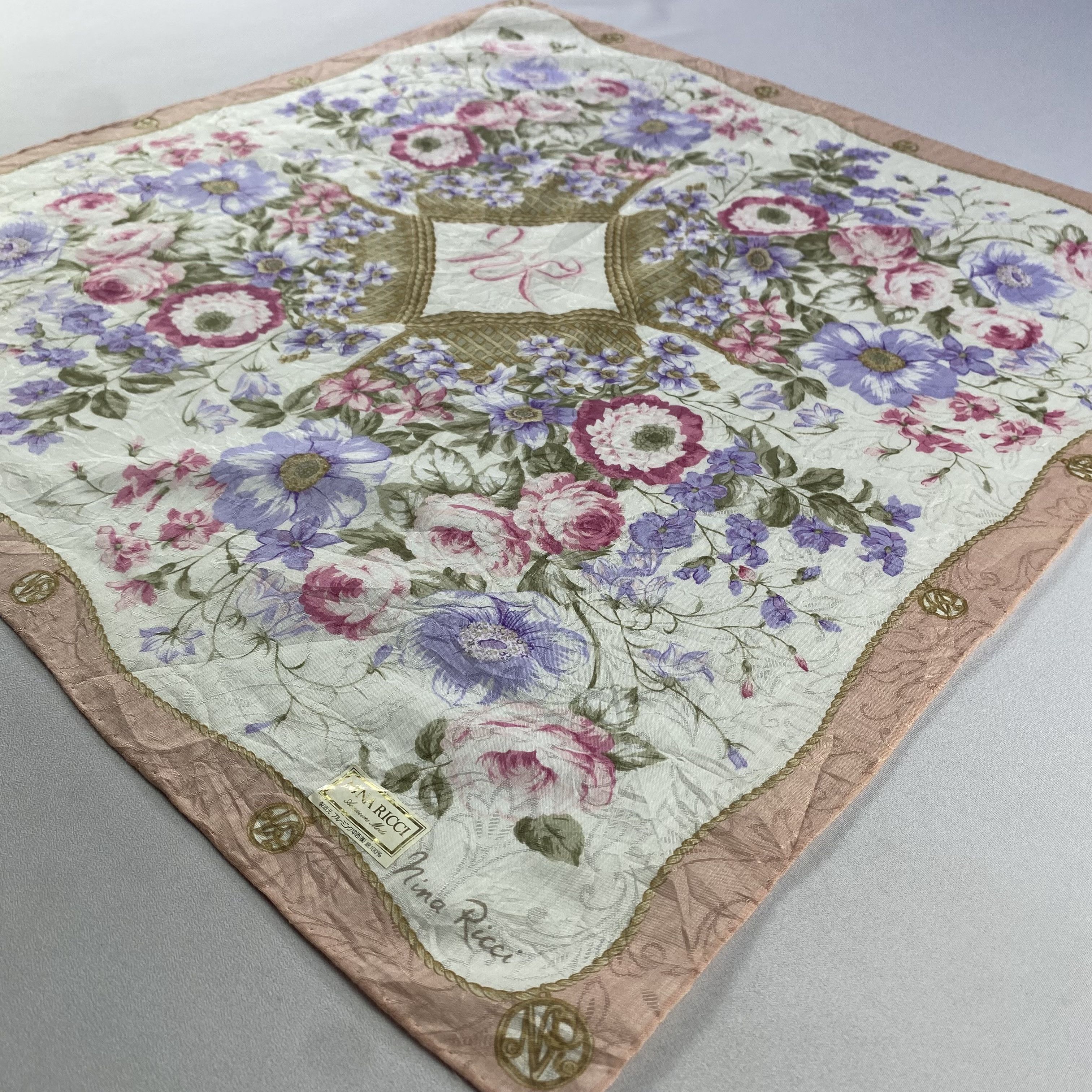 Vintage NWT Nina Ricci Bandana/ Handkerchief / Neckerchief Size ONE SIZE - 2 Thumbnail