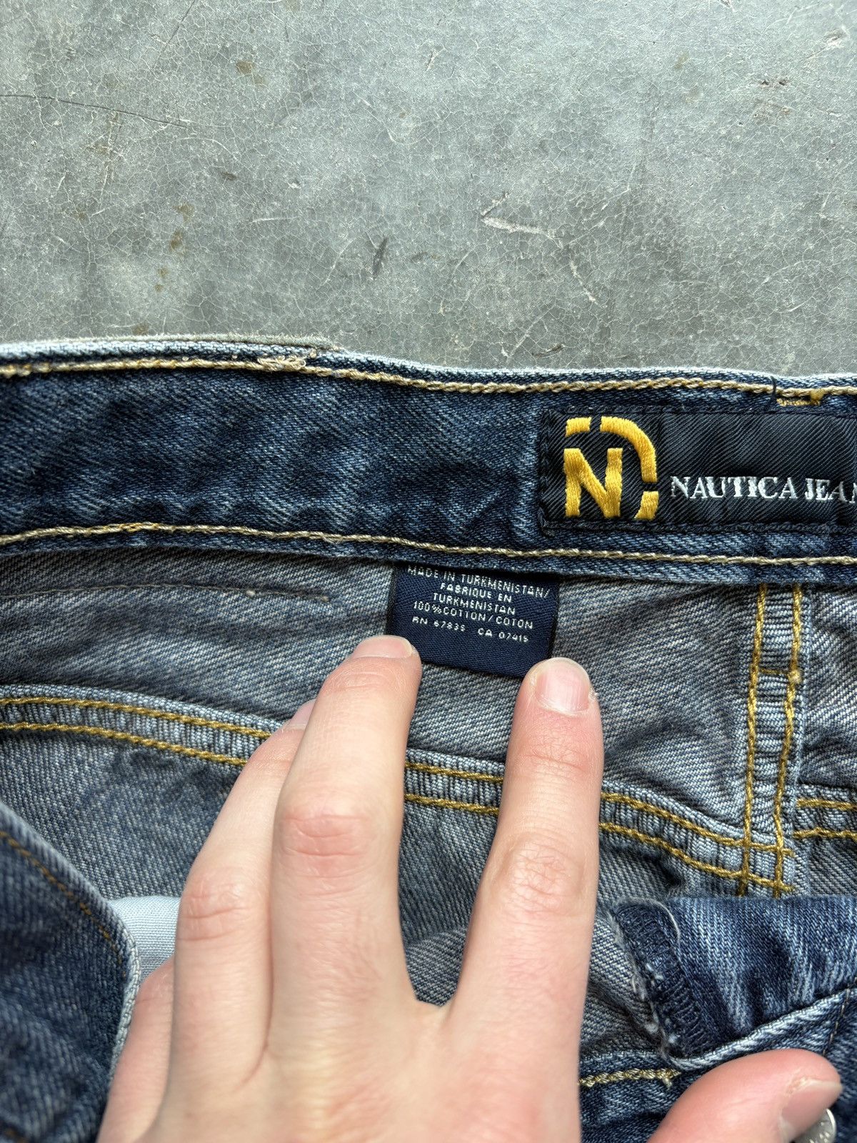 Nautica Vintage Y2K Nautica Carpenter Jeans Baggy Fit 34x34 Size US 34 / EU 50 - 8 Thumbnail