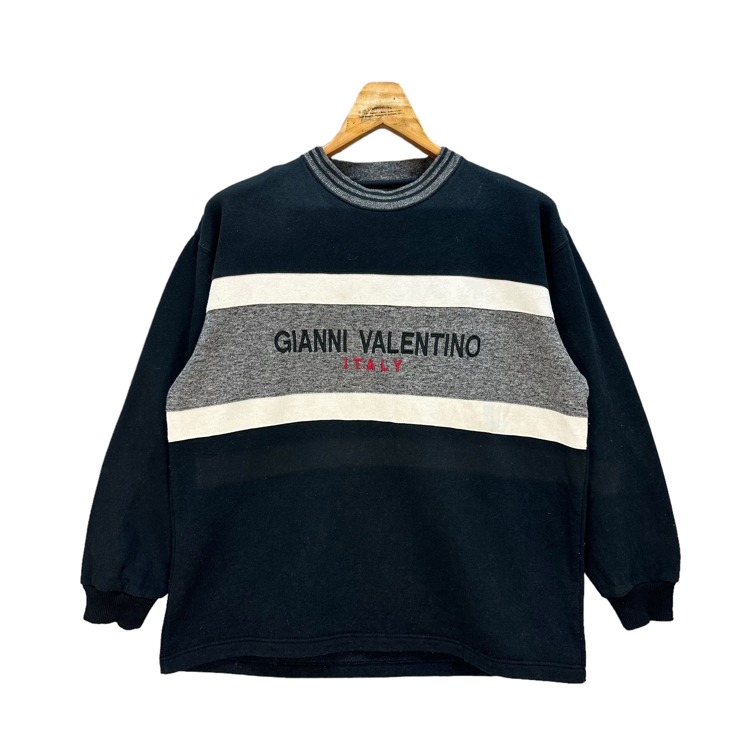 Gianni Valentino GIANNI VALENTINO EMBROIDERY BIG LOGO SWEATER #8899-036 Size US M / EU 48-50 / 2 - 1 Thumbnail