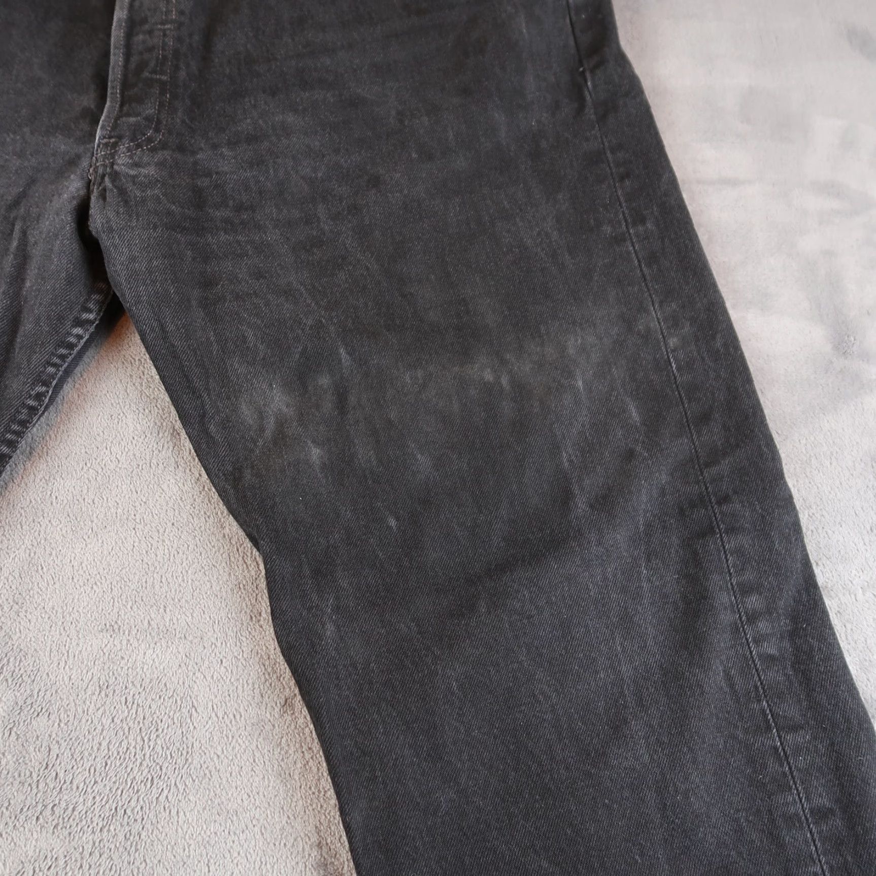 Levi's VINTAGE Levi's 501 Jeans Size 42x32 Straight Denim Black Mens 2000s USA Size US 42 / EU 58 - 3 Thumbnail