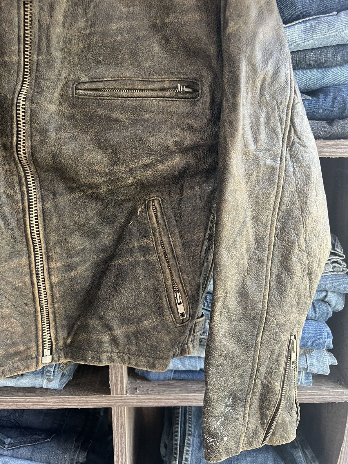 Other 🔥Vintage Freedom Leather Biker Jacket Size US S / EU 44-46 / 1 - 8 Thumbnail