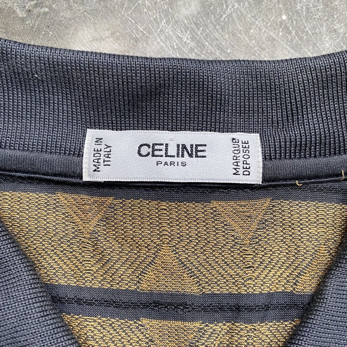 Celine 90s Celine Polo Shirt Size US XL / EU 56 / 4 - 4 Thumbnail