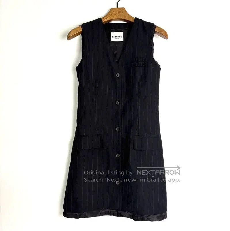 Miu Miu Miu Miu Black Sleeveless Dress . Size XXS / US 00 / IT 34 - 1 Thumbnail