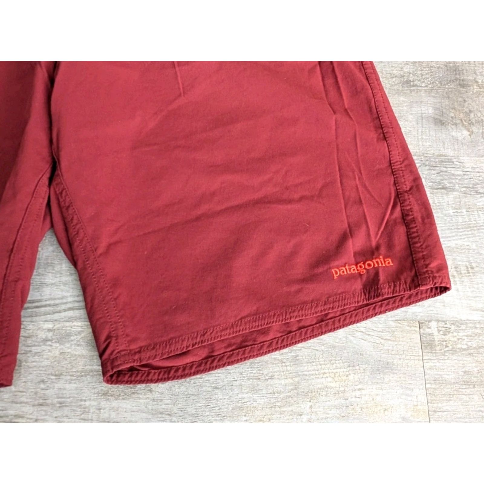 Patagonia Patagonia Board Shorts Wavefarer Mens 34 Dark Red Stretch Drawstring Pockets Quick Dry Beach Outdoor 90s? Size US 34 / EU 50 - 3 Thumbnail