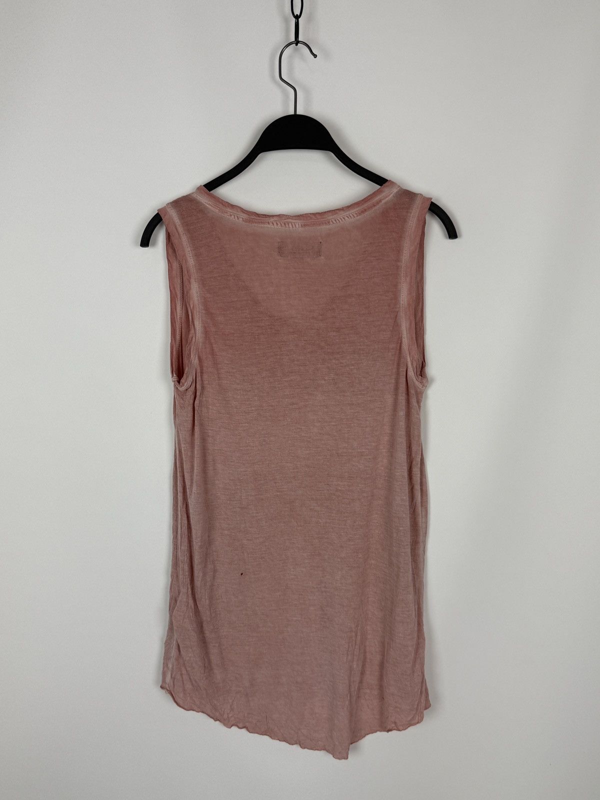 Diesel Y2K Vintage Diesel Distressed Sequin Logo Dyed Pink Tank Top Size S / US 4 / IT 40 - 8 Thumbnail
