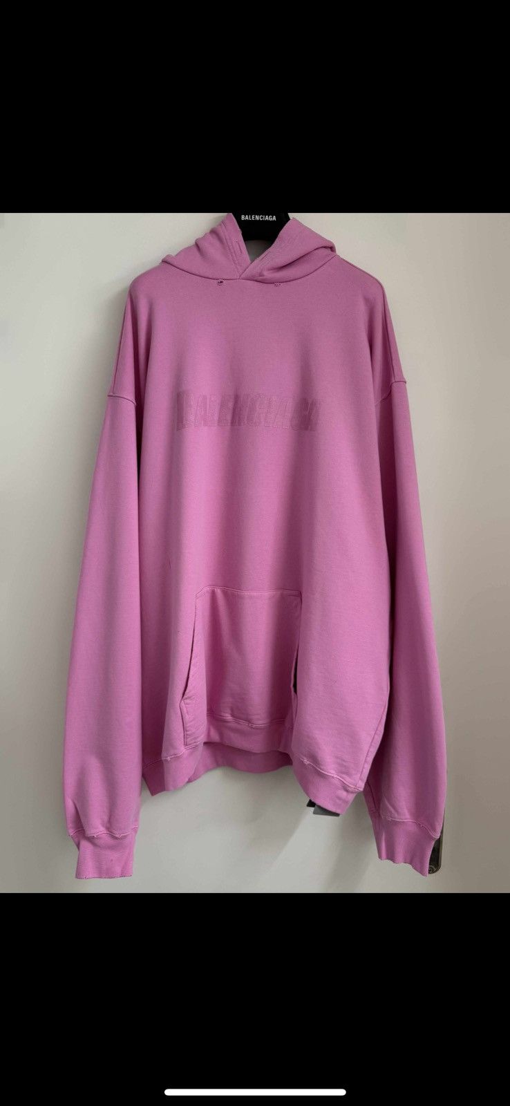 Balenciaga Logo hoodie Size US XL / EU 56 / 4 - 1 Thumbnail