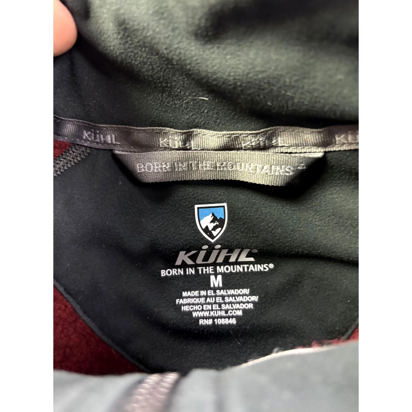 Vintage Kuhl Fleece Pullover Men M Red 1/4 Zip Long Sleeve Hiking Performance Shirt Size US M / EU 48-50 / 2 - 2 Thumbnail