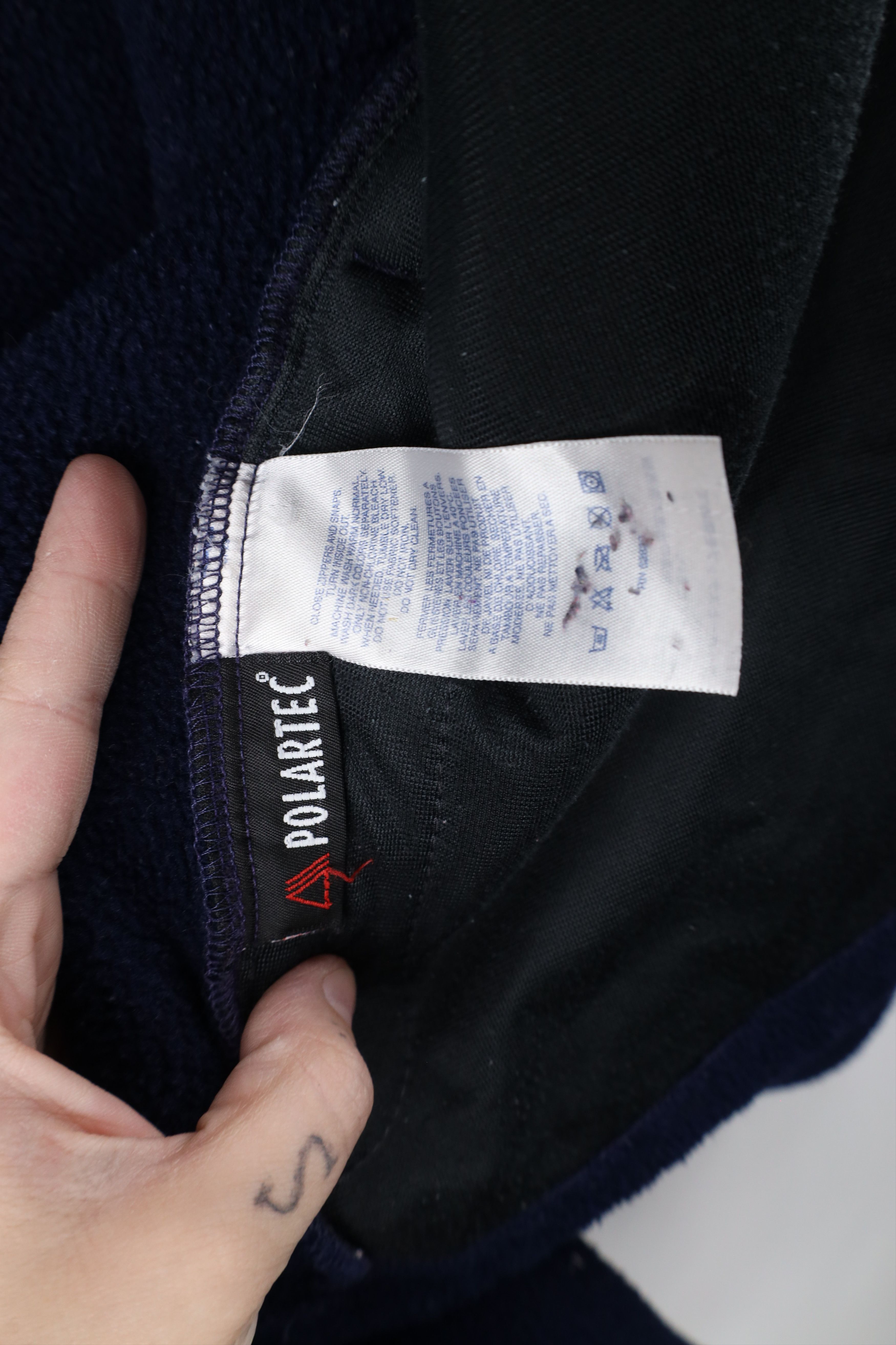 Lands' End × Vintage Vintage 90s Lands End Wolf Polartec Fleece Jacket USA Size M / US 6-8 / IT 42-44 - 11 Thumbnail