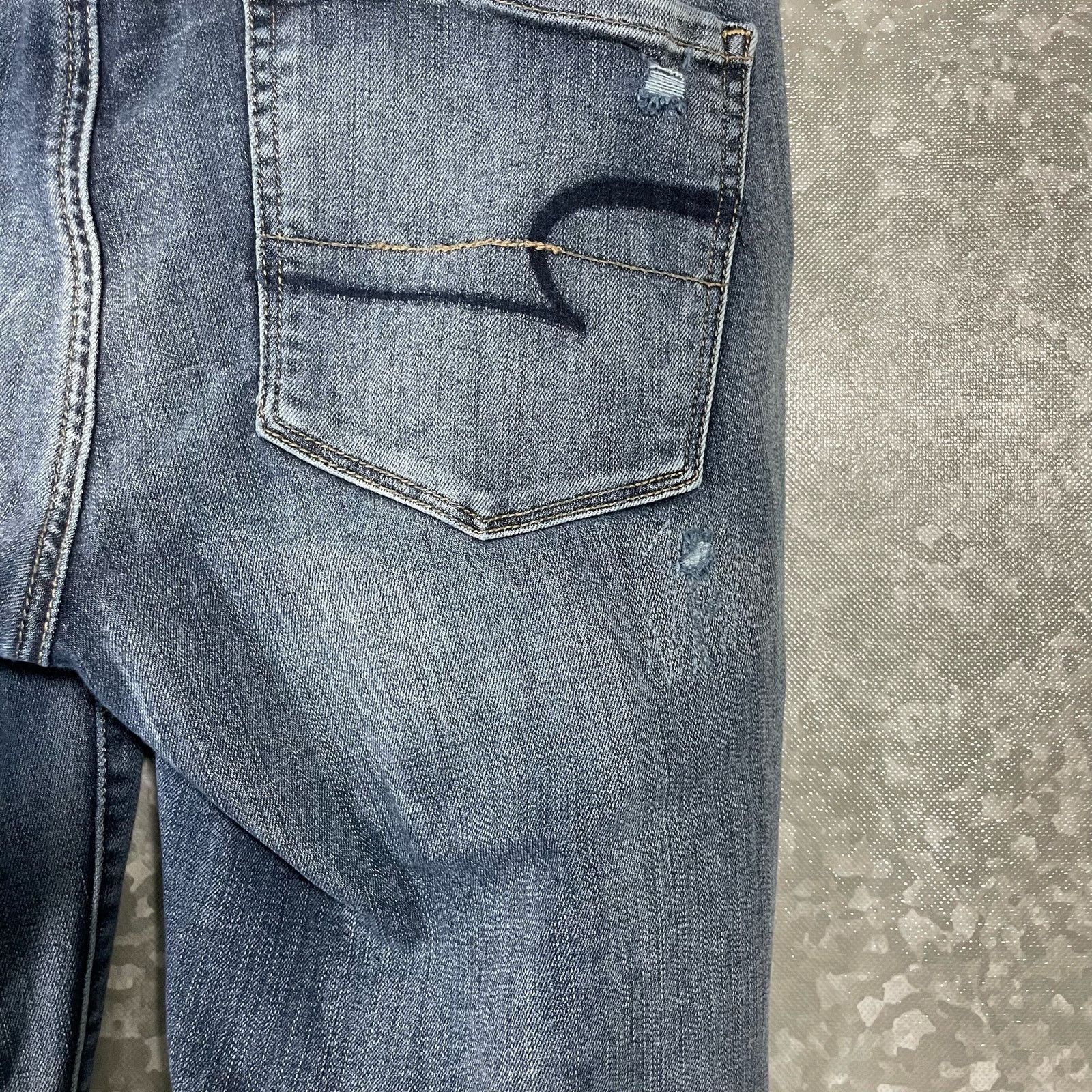 American Eagle Outfitters American Eagle Women's Distressed Hi-Rise Jegging Jeans - 8 Size 30" / US 8 / IT 44 - 9 Thumbnail