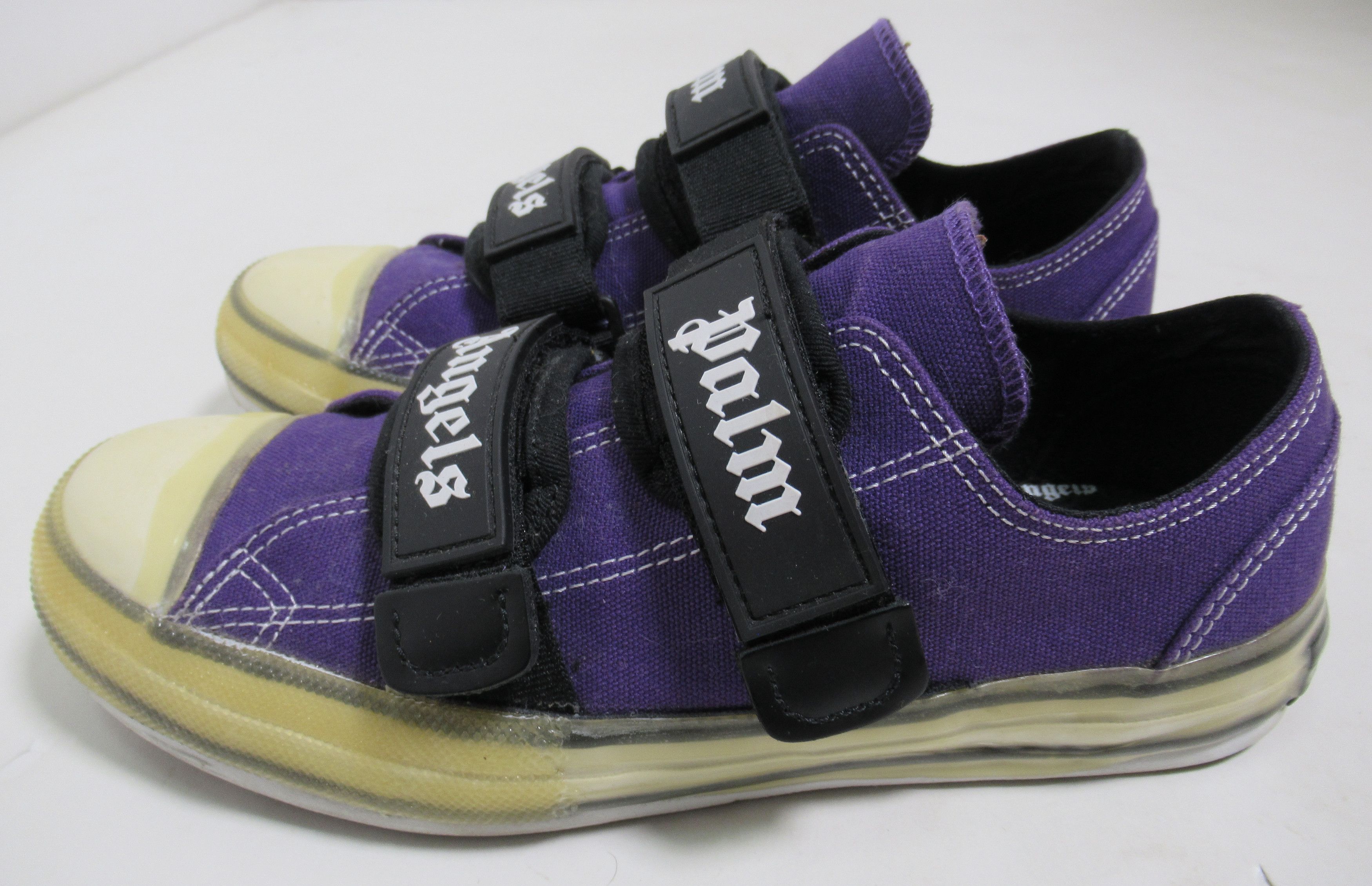 Palm Angels Palm Angels Women's Vulcanized Low Sneakers Purple Size US 10 / IT 40 - 6 Thumbnail