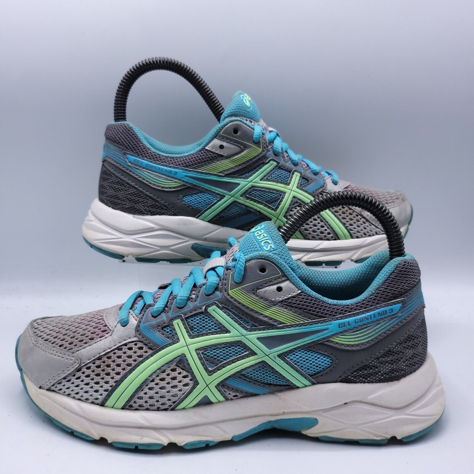 Asics Asics Gel-Contend 3 Shoes Womens Size 5.5 T5F9N Gray Blue Size US 5.5 / IT 35.5 - 5 Thumbnail