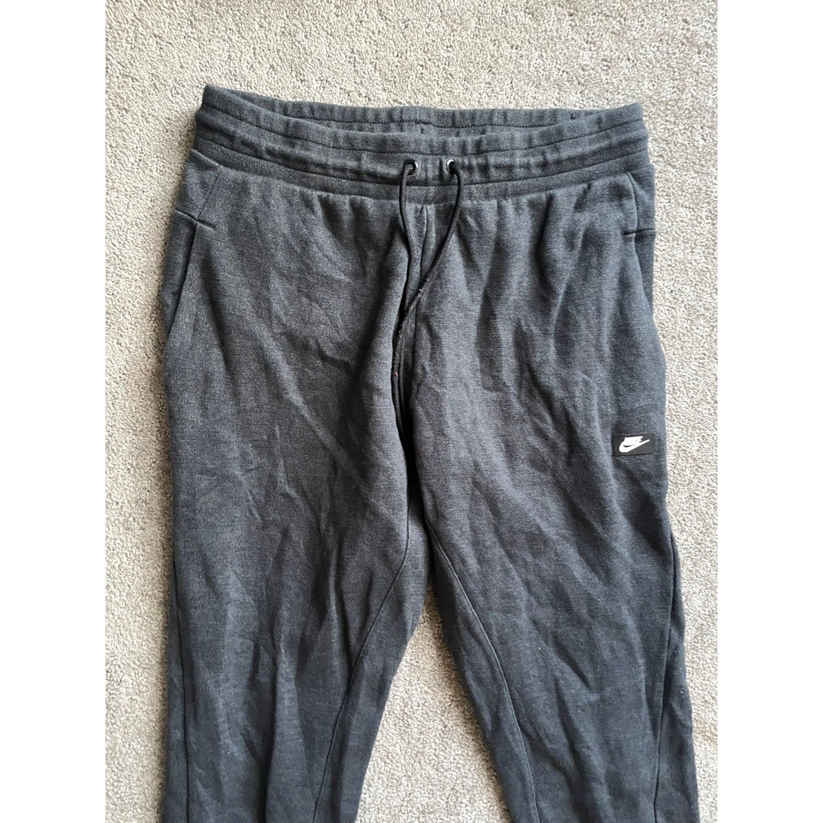 Nike Nike Sportswear Jogger Sweatpants Men's M Black Tapered Athletic 928493-010 Size US 31 - 2 Thumbnail