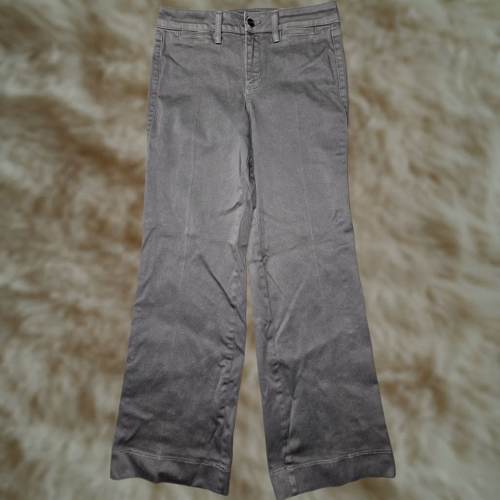 NYDJ NYDJ Pants Womens 6 Gray Lift Tuck Bootcut Stretch Casual USA Chino Pockets Logo City Hipster Preppy Size 28" / US 6 / IT 42 - 1 Thumbnail