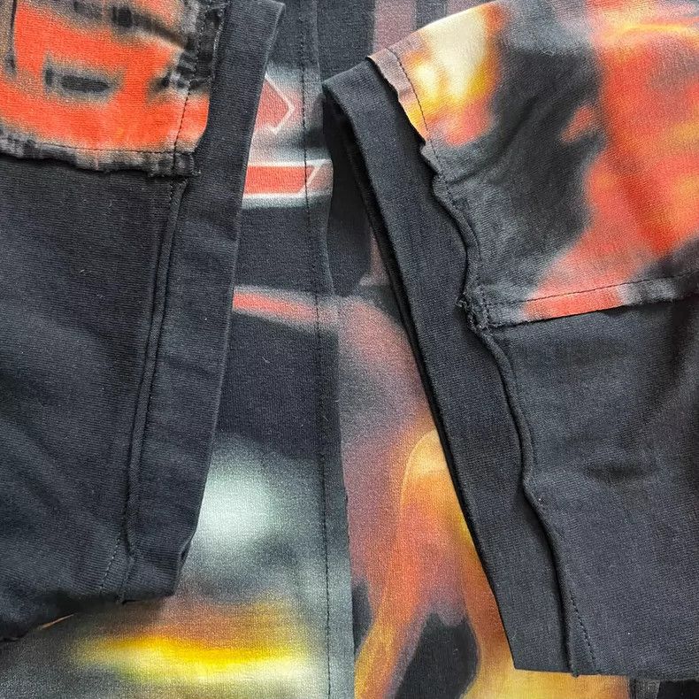 Givenchy Givenchy Devil Soldier Full Destruction Patchwork Short Sl Size US XS / EU 42 / 0 - 4 Thumbnail