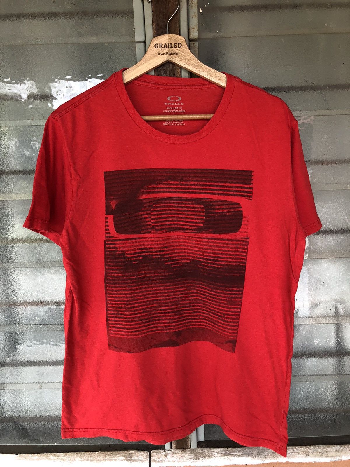Oakley Vintage Oakley Harizon O Red Shirt Tee Size US M / EU 48-50 / 2 - 1 Thumbnail