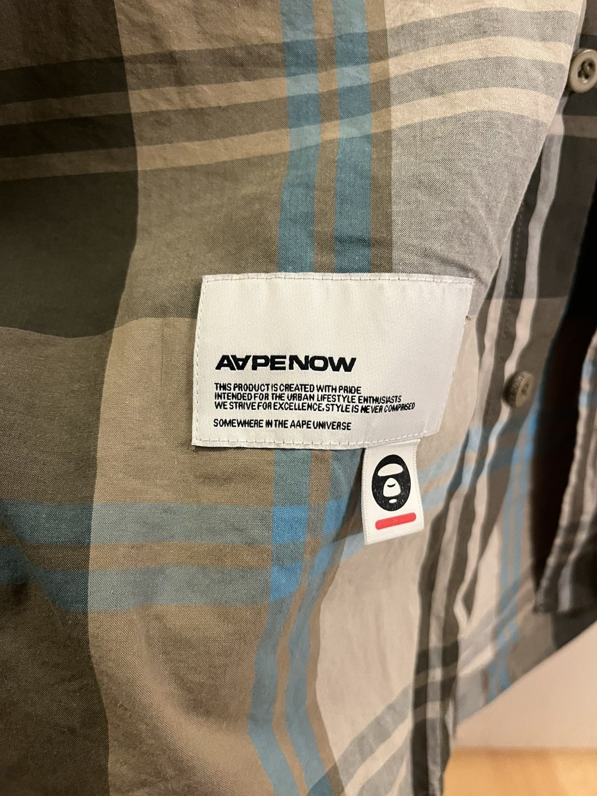 Aape Aape Plaid Button-Down (XL) Size US XL / EU 56 / 4 - 3 Thumbnail