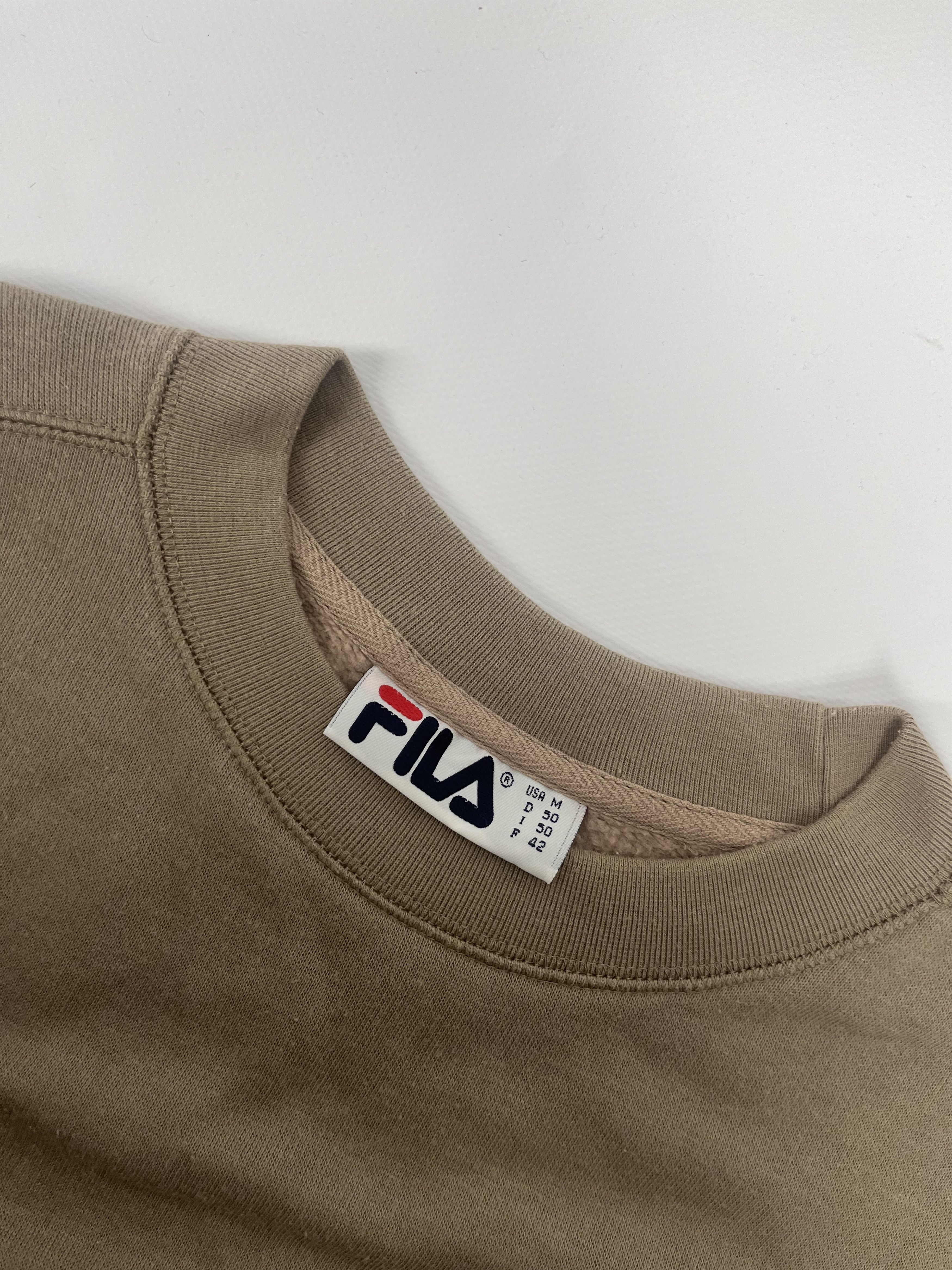 Fila Vintage Fila 90's Brown Sweatshirt Size Medium Size US M / EU 48-50 / 2 - 4 Thumbnail