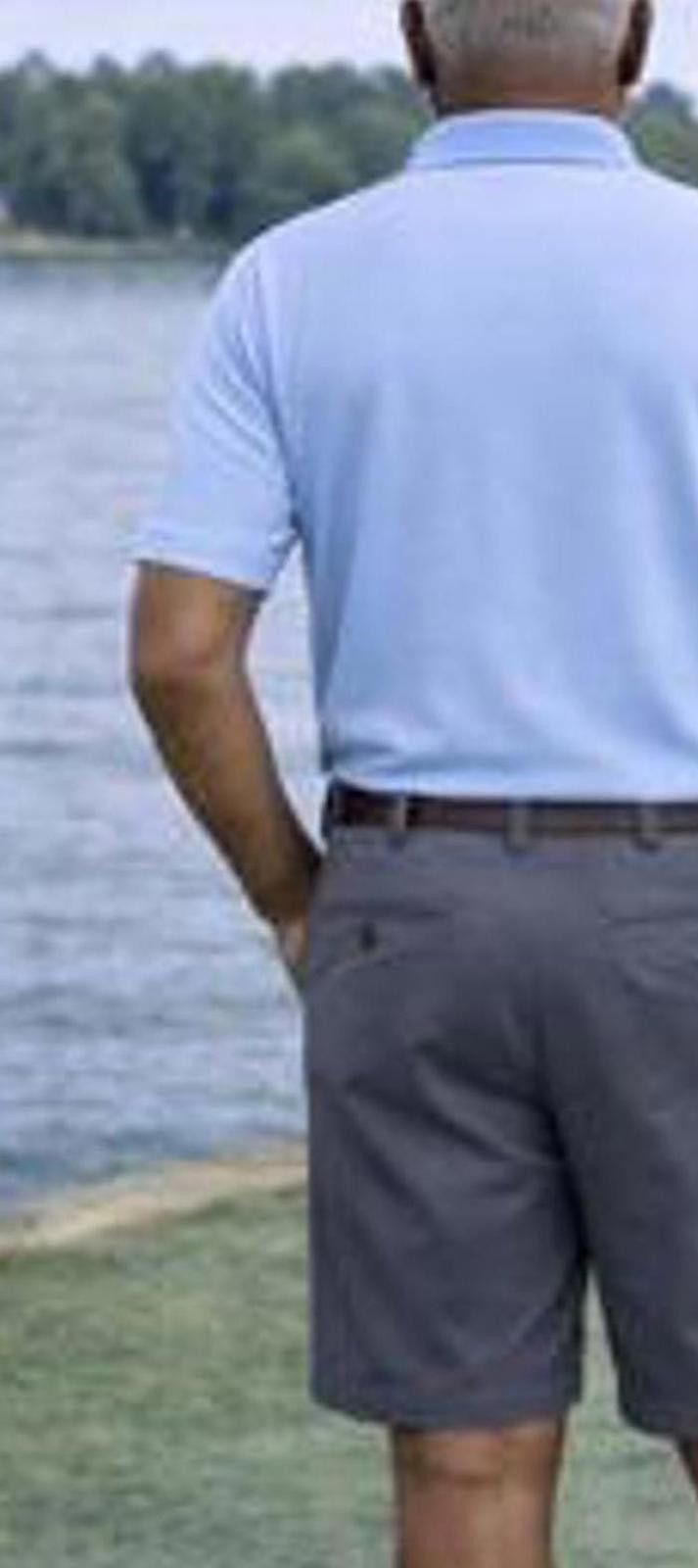 Other Amazon Essentials Mens Shorts Size 40 Gray Flat Front Chino Size US 40 / EU 56 - 2 Thumbnail