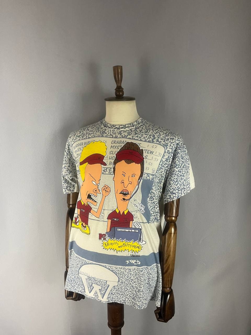 Vintage Beavis and Butt-Head MTV Tee T Shirt 1994 Vintage Rare Size US XL / EU 56 / 4 - 2 Thumbnail