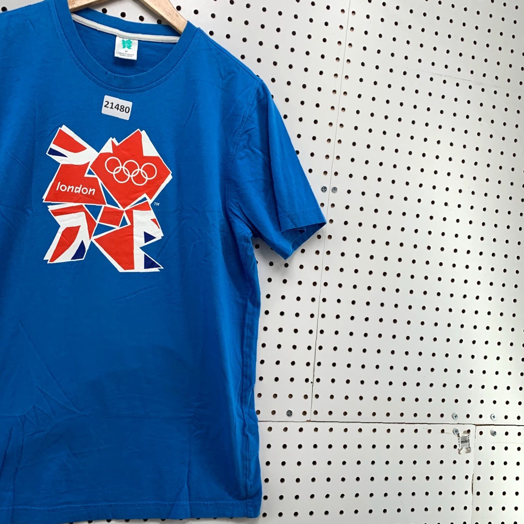 Vintage VINTAGE Official Licenced 2012 London Olympics Shirt Blue Adult Medium T-Shirt Unisex Mens Womens London 2012 Size US M / EU 48-50 / 2 - 4 Thumbnail