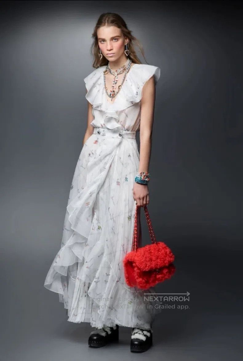 Chanel Chanel Fayet's farewell silk dress Size XS / US 0-2 / IT 36-38 - 9 Thumbnail