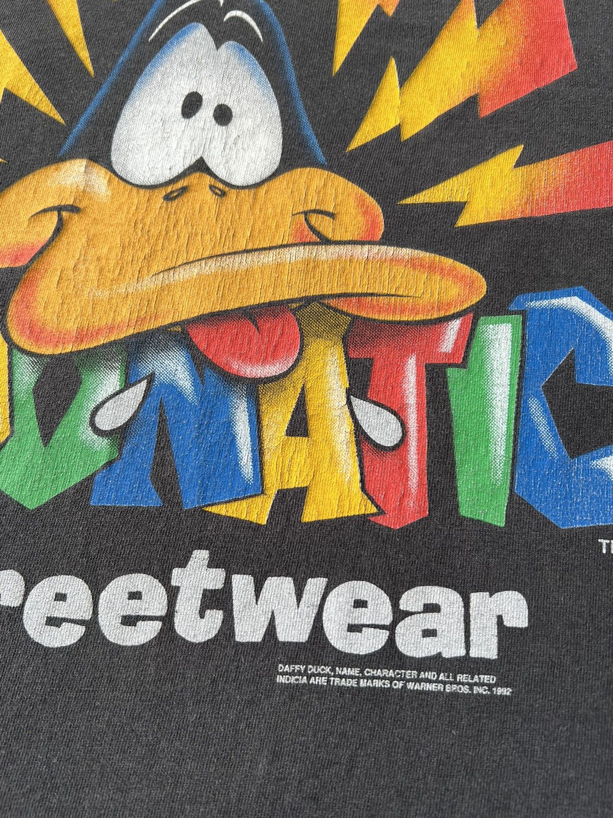 Cartoon Network Vintage 1992 Daffy Duck Looney Tunes Warner Bros Cartoon Tee Size US XL / EU 56 / 4 - 7 Thumbnail