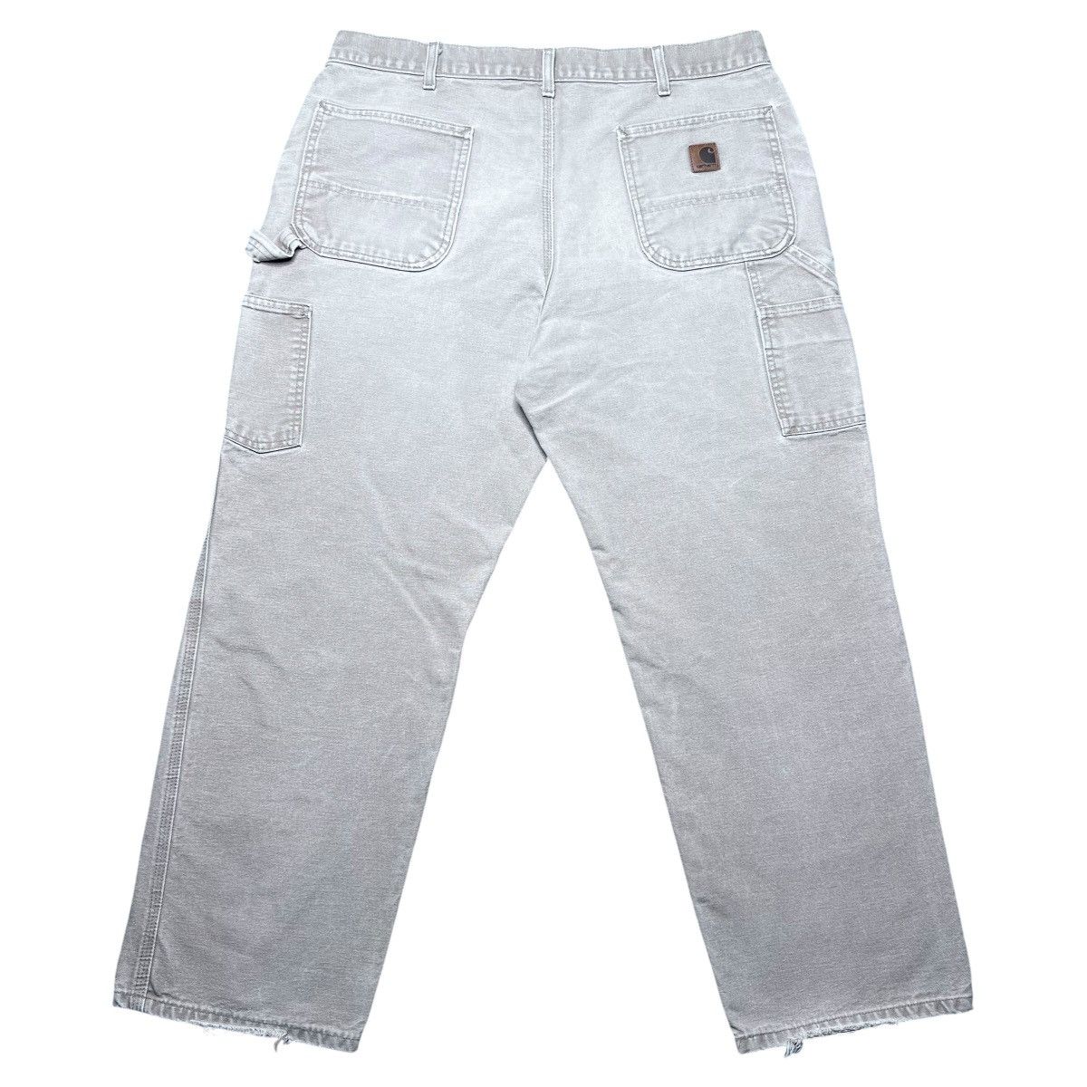Carhartt × Vintage Vintage 2000s Carhartt Tan Carpenter Canvas Dungaree Pants Size US 37 - 2 Thumbnail