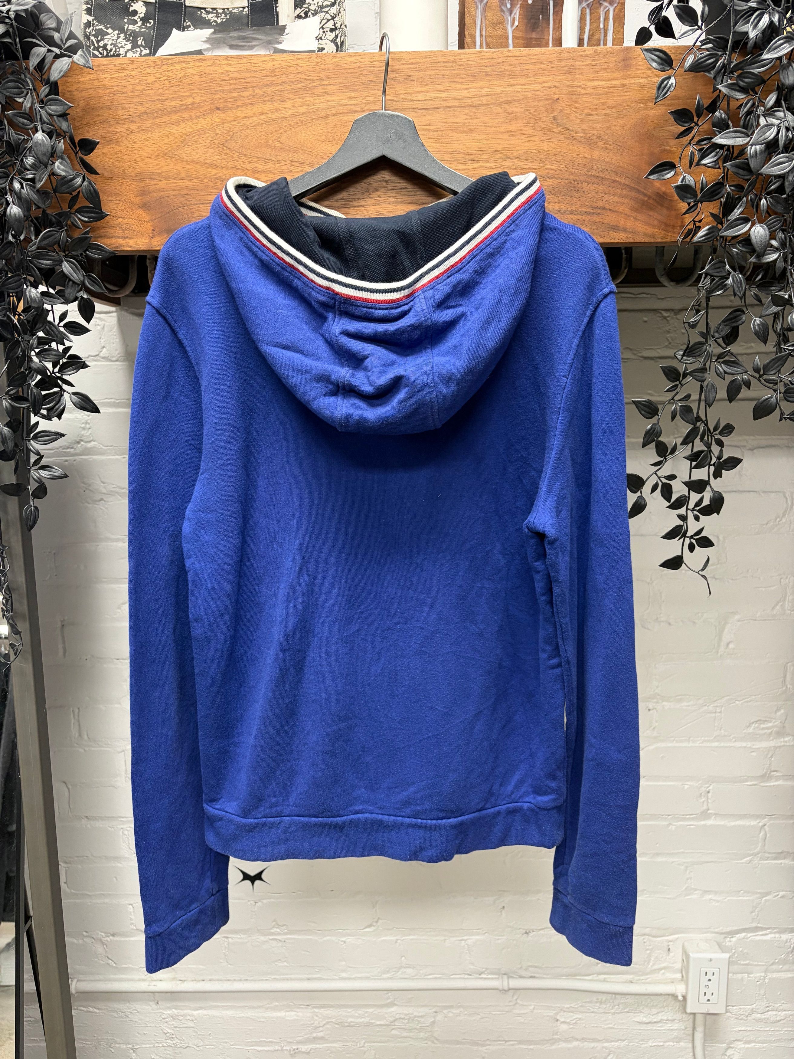 Gucci Gucci ‘GG Interlock Logo’ Blue Striped Detail Hoodie Size US M / EU 48-50 / 2 - 4 Thumbnail