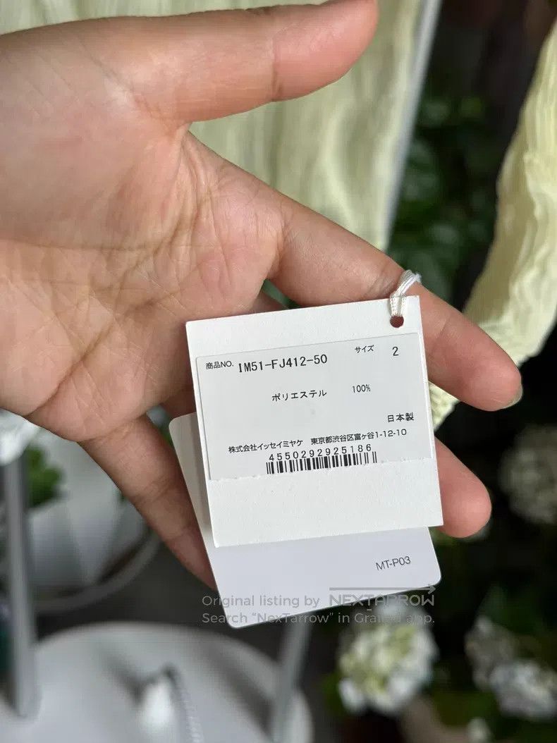 Issey Miyake Issey Miyake size:one size Yellow Long-Sleeve Top Size XXS / US 00 / IT 34 - 2 Thumbnail