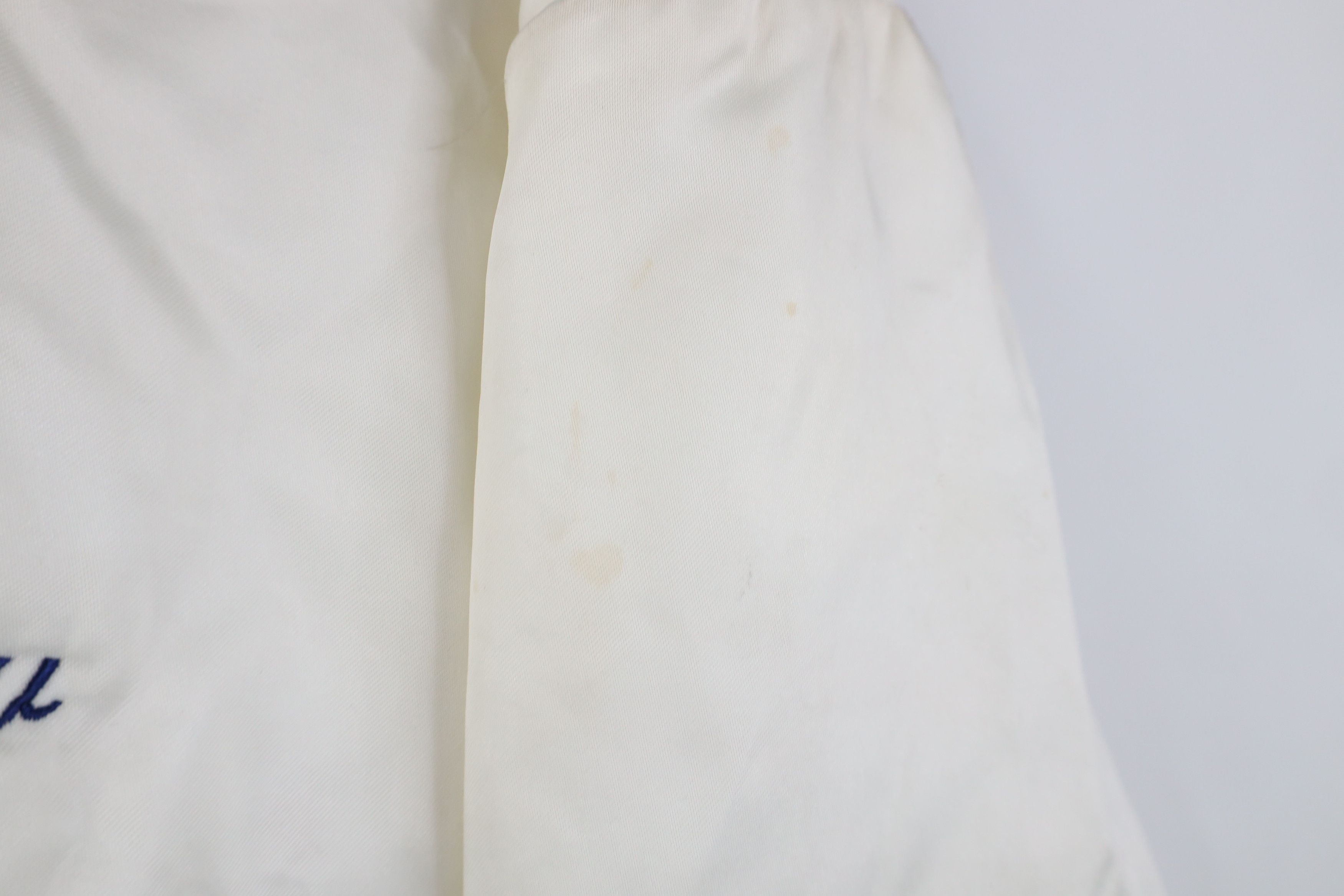 Vintage Vintage 80s 90s Streetwear Satin Bomber Jacket White USA Size US XL / EU 56 / 4 - 6 Thumbnail