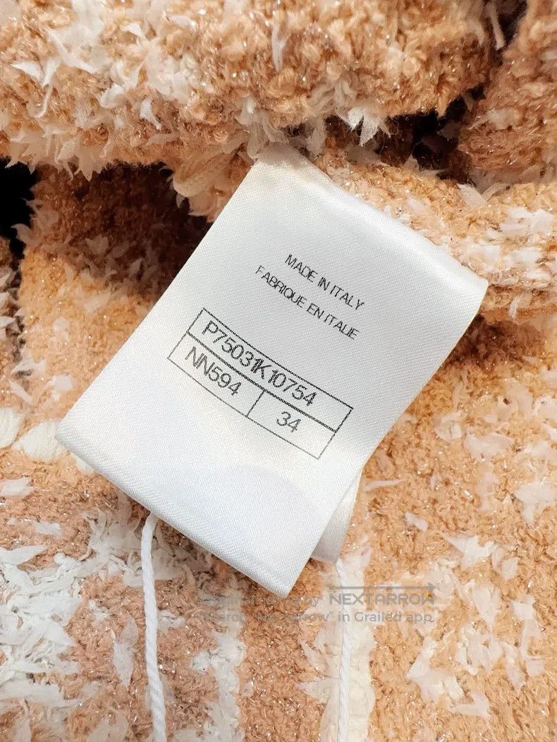 Chanel Chanel 23S orange and white tassel checkerboard trough twe Size XXS / US 00 / IT 34 - 7 Thumbnail