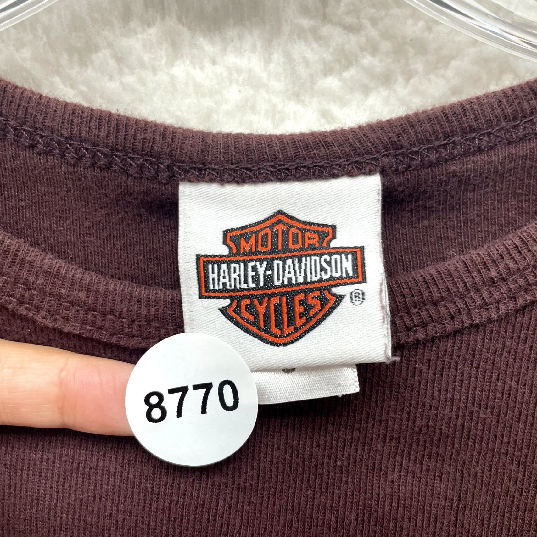 Harley Davidson VINTAGE Harley-Davidson Shirt M Women Brown Y2K Cyber Fairy Grunge Whimsigoth Size M / US 6-8 / IT 42-44 - 8 Thumbnail