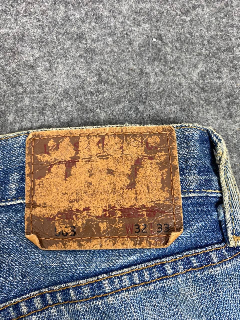 Levi's vintage levis 503 distressed denim nice design Size US 34 / EU 50 - 5 Thumbnail