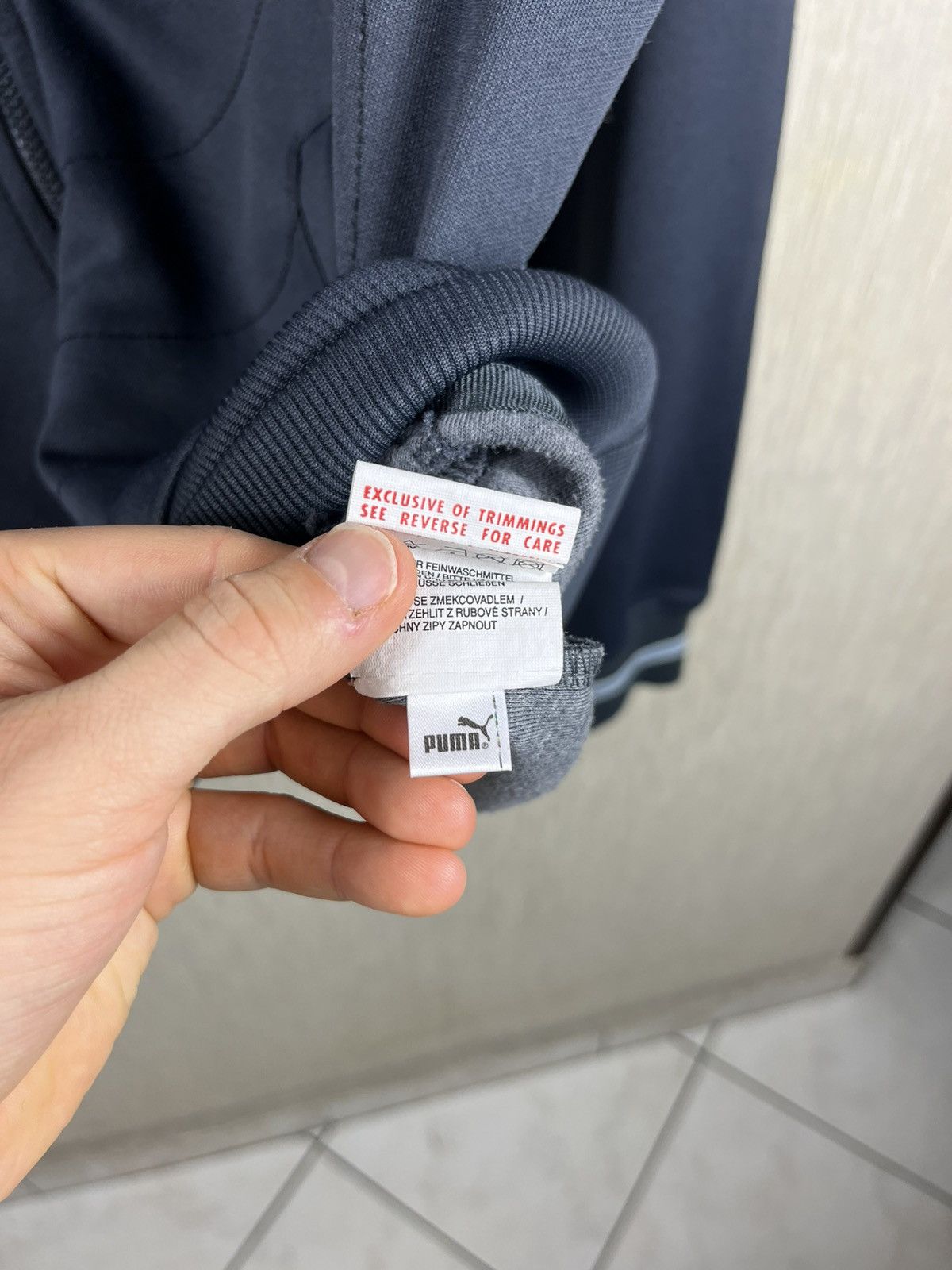 Puma × Vintage Vintage Puma y2k zip track hoodie sweatshirt lines logo Size US XXL / EU 58 / 5 - 19 Thumbnail