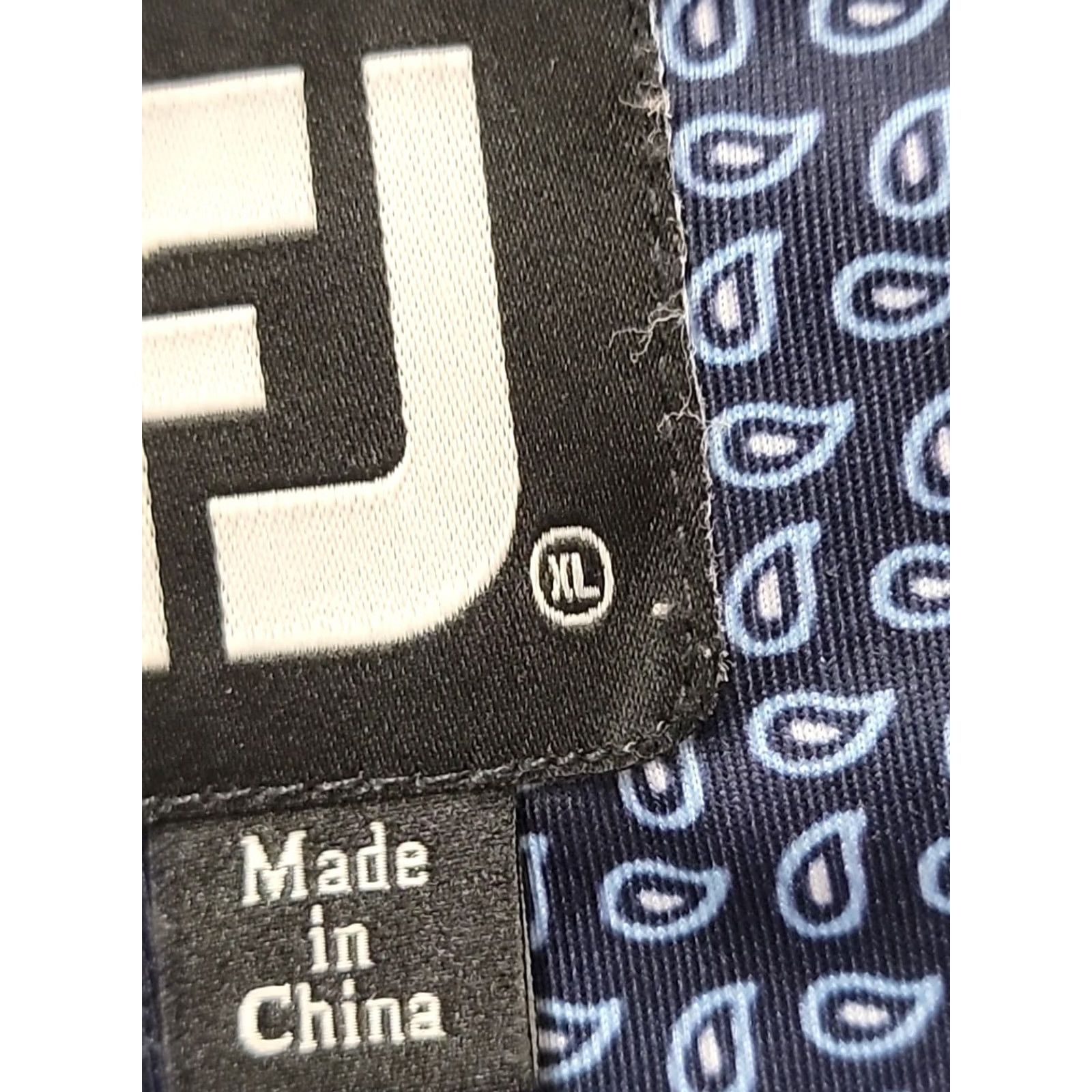 Footjoy FootJoy Polo Shirt Mens XL Blue Paisley Club Cavalry Golf Short Sleeve Collared Shirt Size US XL / EU 56 / 4 - 4 Thumbnail