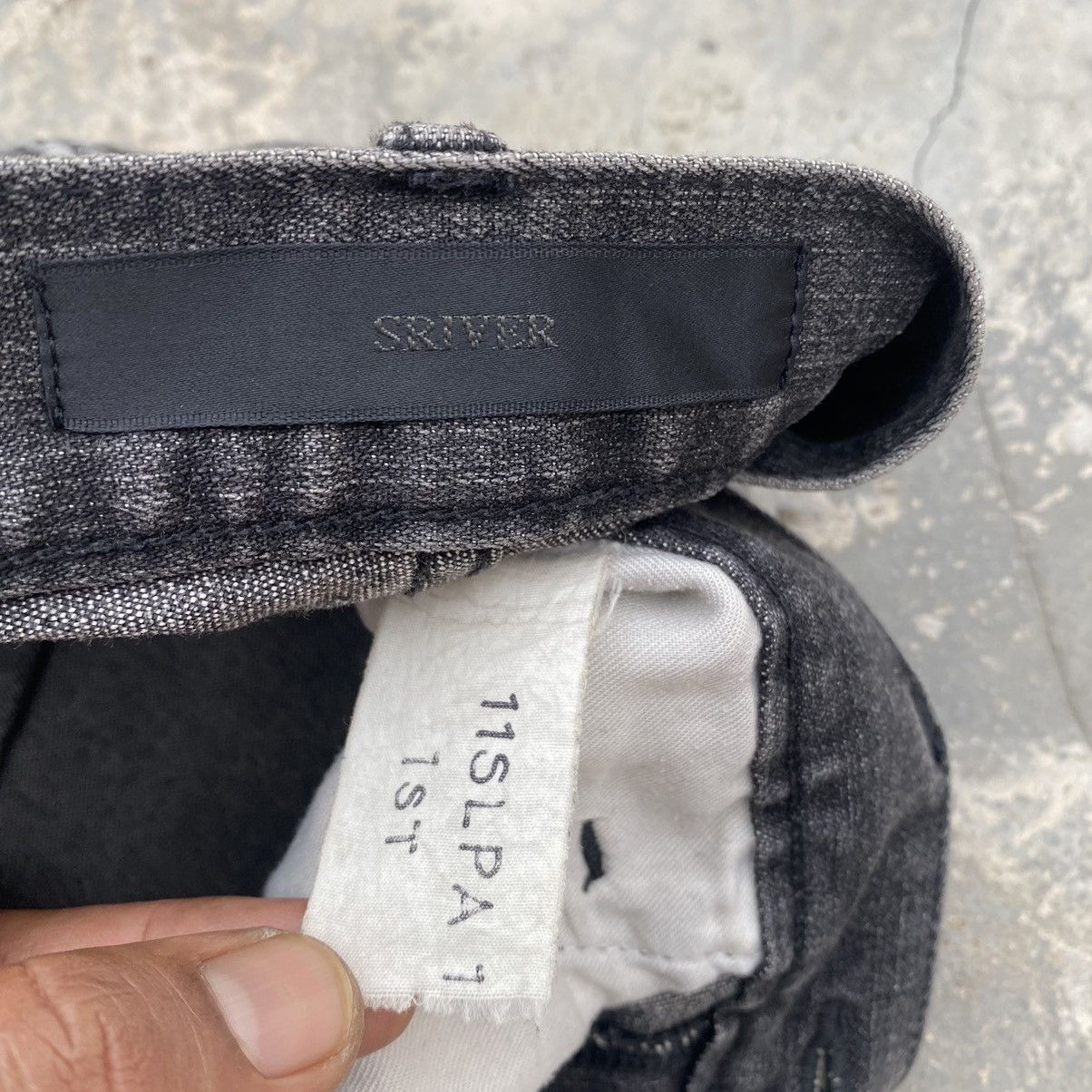 14th Addiction Archivel SRIVER Sample Straight Slim Jeans Size US 31 - 7 Thumbnail