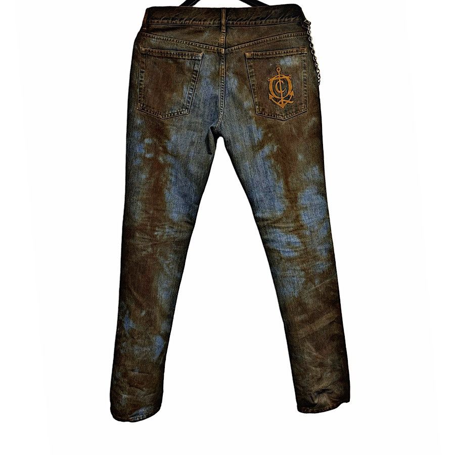 Alexander McQueen Authentic Alexander McQueen 05 AW Mudded Denim Size US 34 / EU 50 - 2 Thumbnail