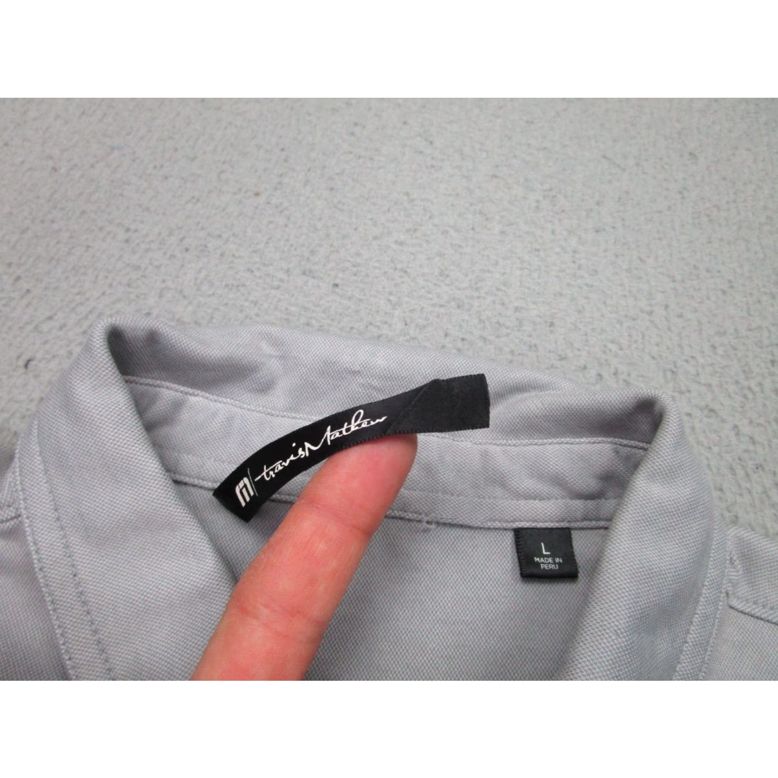 TravisMathew Travis Mathew Shirt Mens Large Gray Black Polo Golf Monarch Beach Country Club Shirt Mens Large Gray Black Polo Golf Monarch Beach Country Club Size US L / EU 52-54 / 3 - 7 Thumbnail