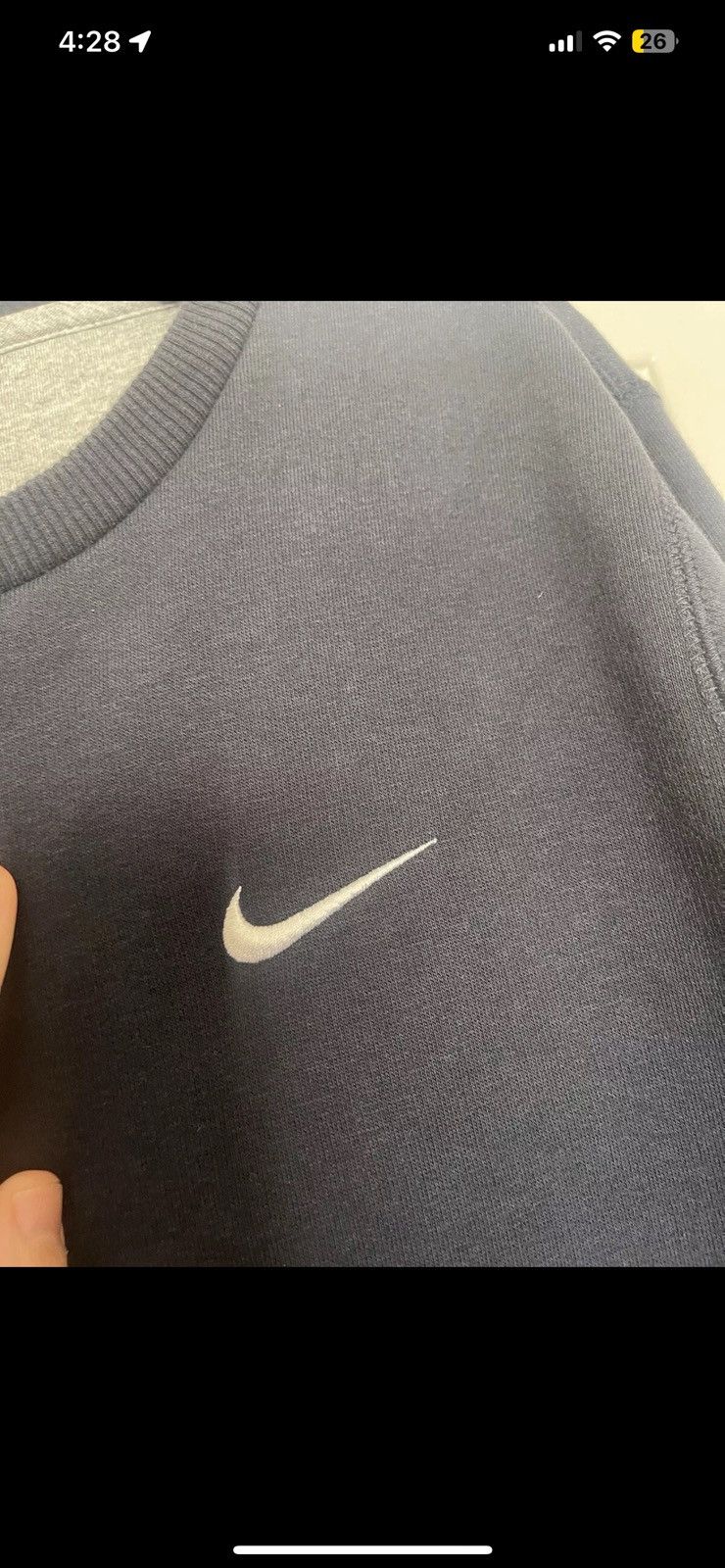 Nike Nike Vintage Sweatshirt Y2K Drill Swoosh Logo Medium Size US M / EU 48-50 / 2 - 3 Thumbnail