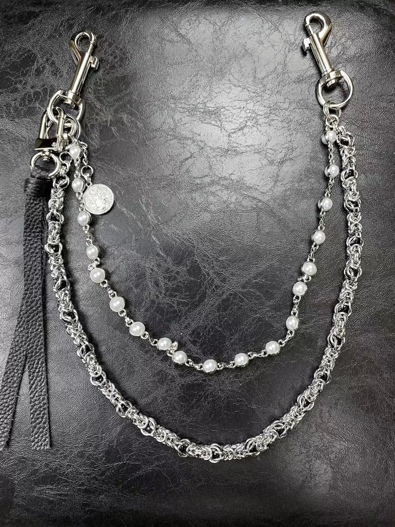 Japanese Brand × Vintage Japanese Brand NaturalEcho Pearled Wallet Chain Size ONE SIZE - 2 Thumbnail