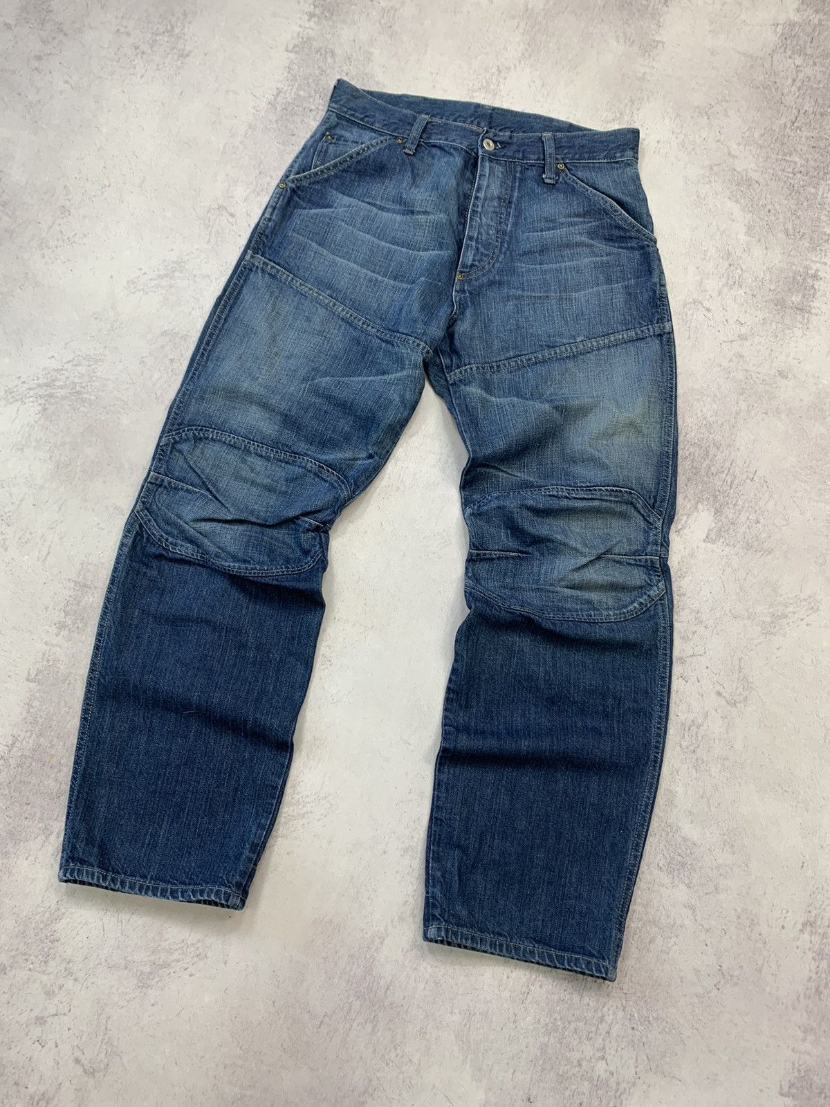 G-Star G-STAR RAW Mens Double Knee Baggy Jeans Size US 31 - 3 Thumbnail