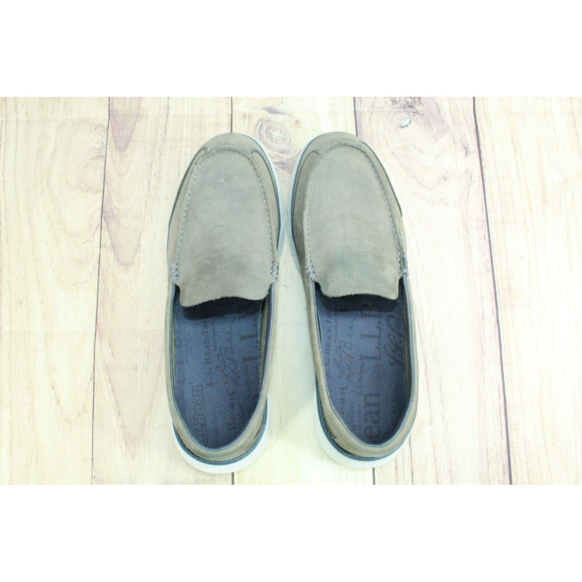Leather LL Bean Kennebec Men's Slip On Comfort Athletic Shoes Size US 11 / EU 44 - 7 Thumbnail