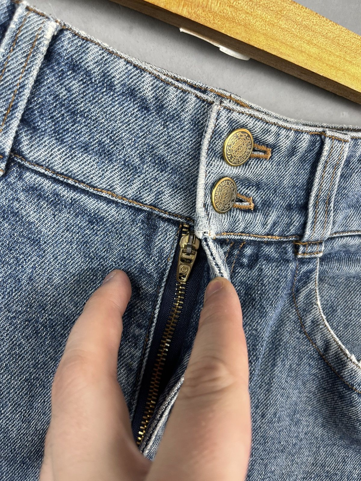 Hysteric Glamour × Jil Sander × Vintage Jil Sander distressed denim vintage 90s rare hype Size 28" / US 6 / IT 42 - 7 Thumbnail