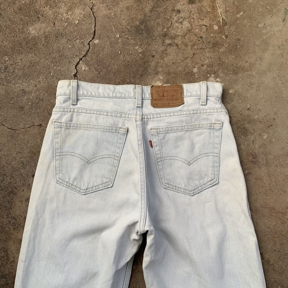 Levi's Vintage LEVIS 550 relaxed fit (33/34) Acid-Wash USA Size US 33 - 3 Thumbnail