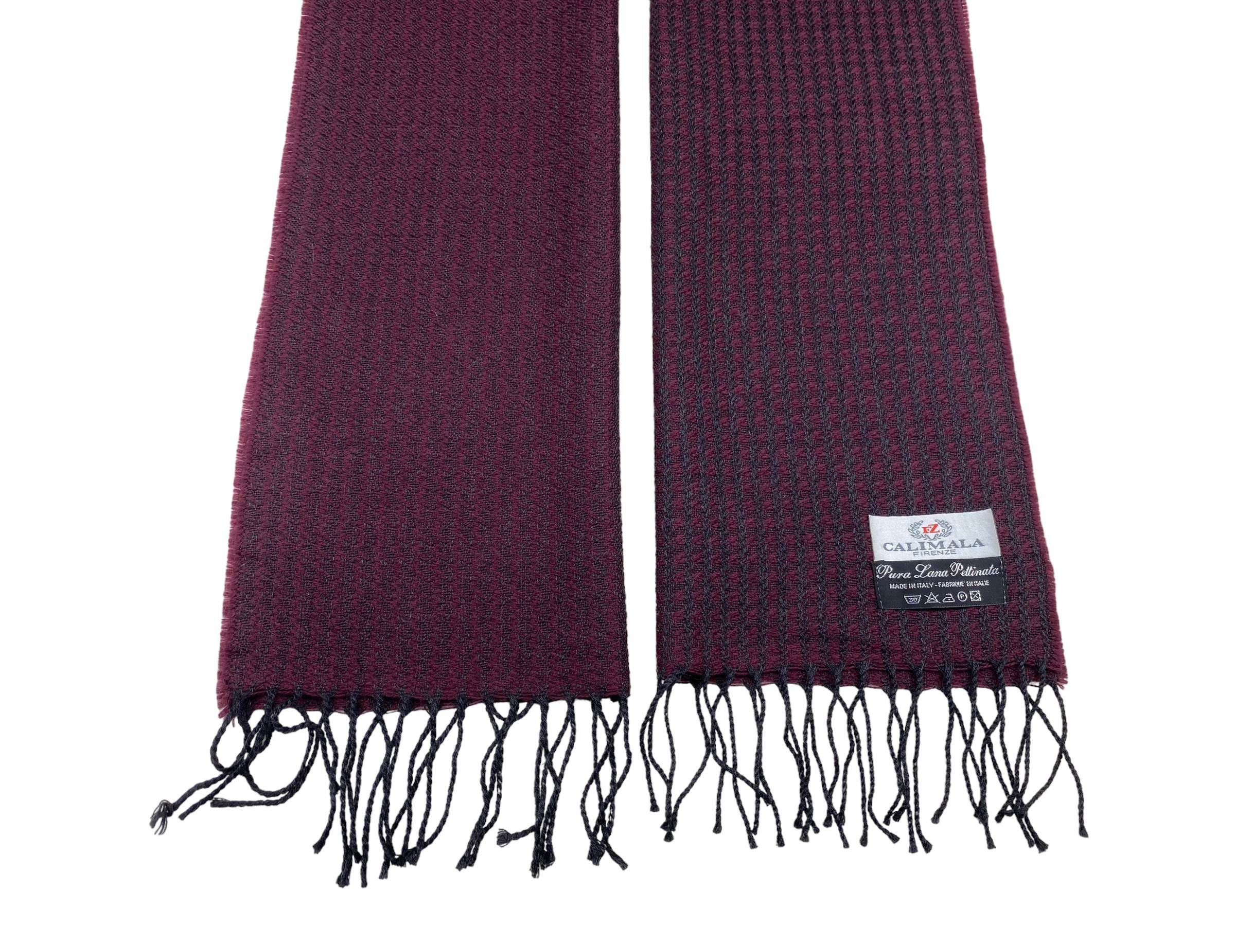Vintage Calimala Firenze scarf Pure Combed Wool Vintage Scarves Size ONE SIZE - 6 Thumbnail