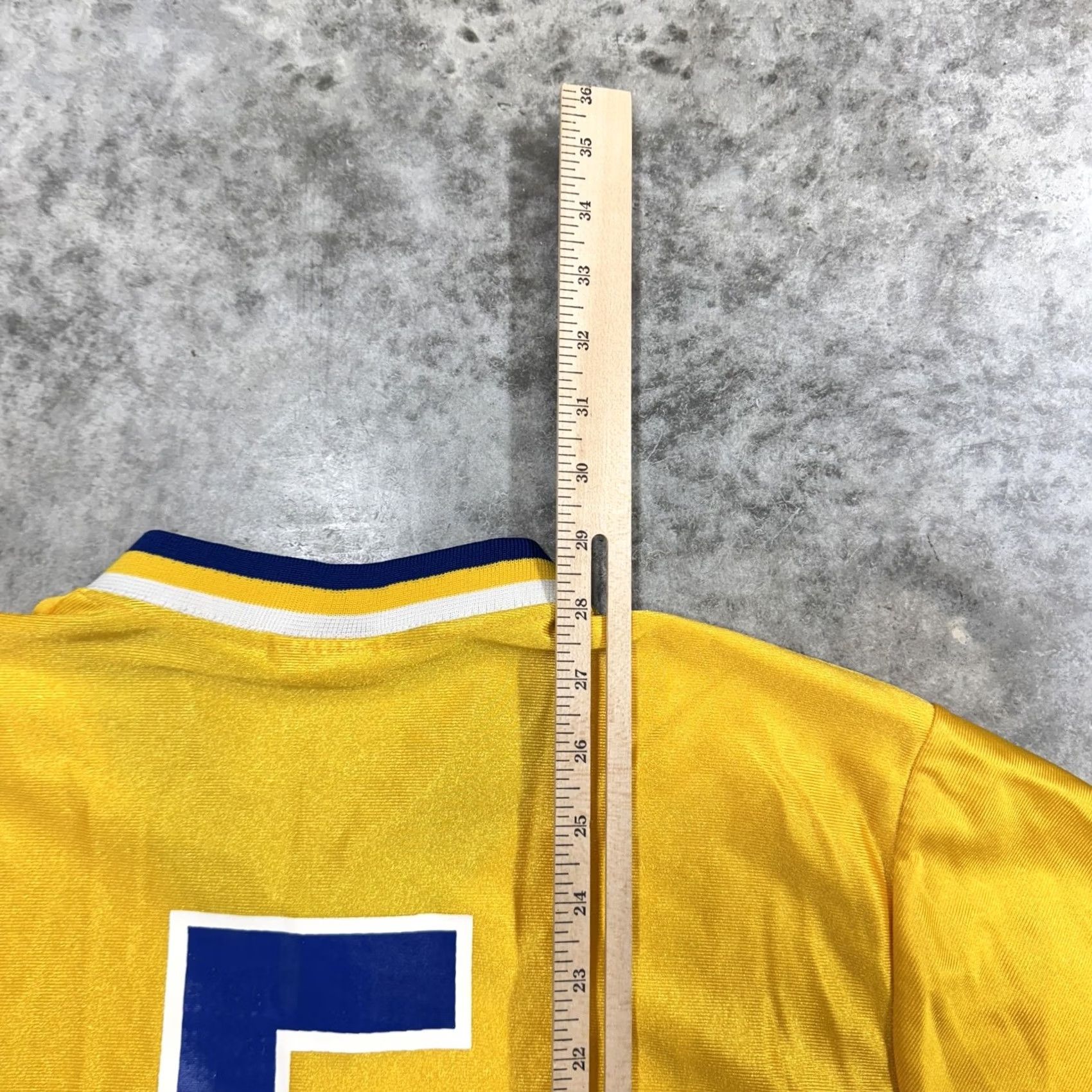 Vintage Tallahassee Shirt Womens L Yellow Blue Jersey V Neck Athletic Speedline Size L / US 10 / IT 46 - 8 Thumbnail
