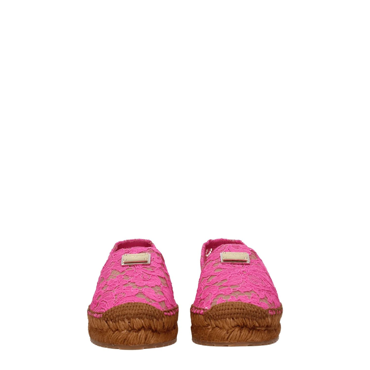 Dolce & Gabbana ob1o1e1124 Fabric Espadrilles in Fuchsia Size US 6 / IT 36 - 3 Thumbnail