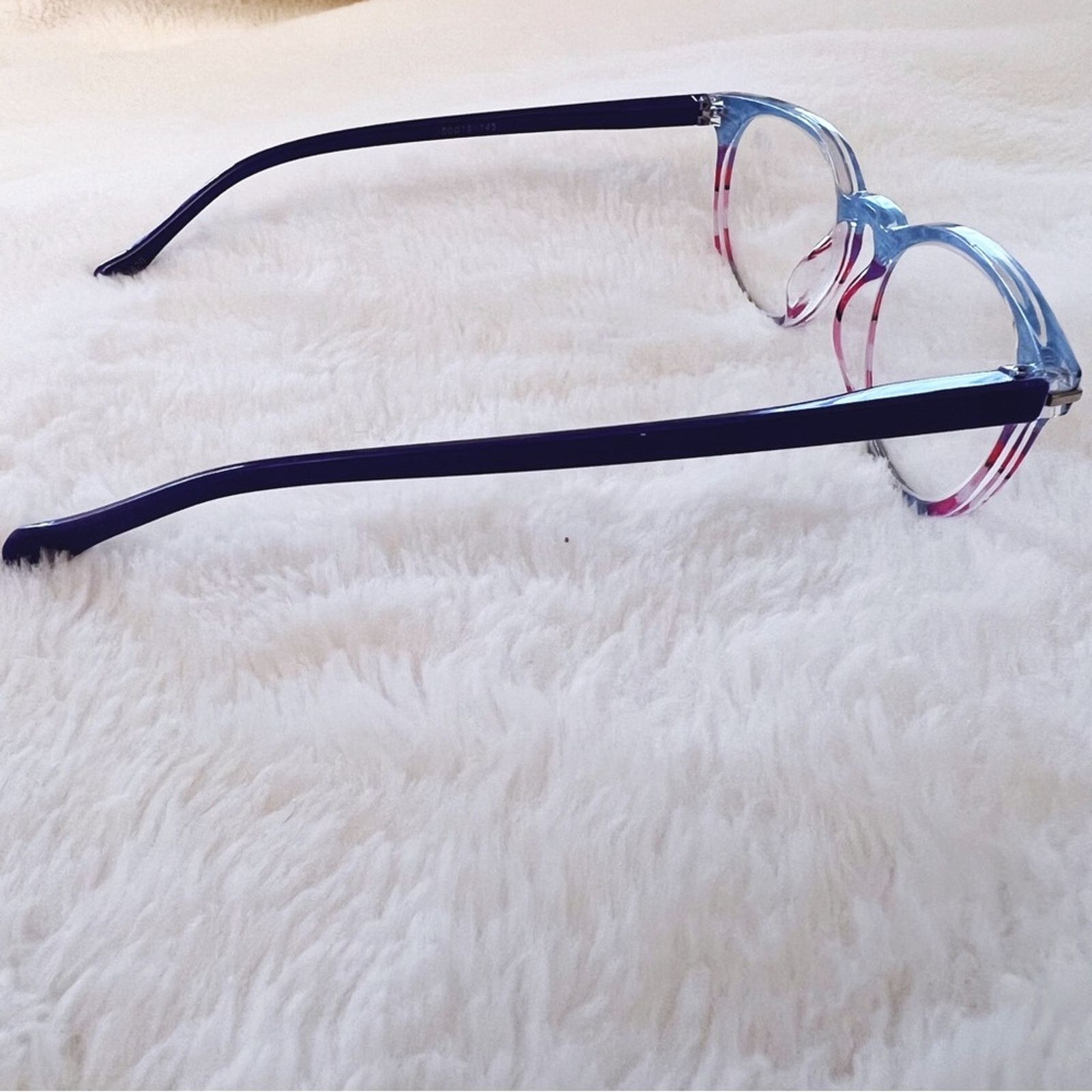 Other Zoe Blue Multi-Color Round Reader Glasses Size ONE SIZE - 4 Thumbnail